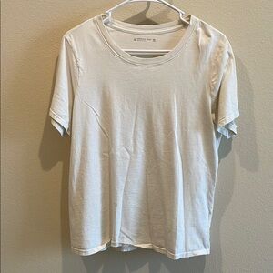 American Giant Cream Crew Neck Tee